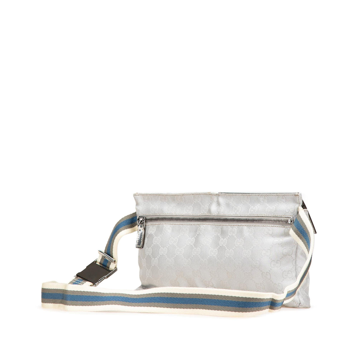 Gucci GG Canvas Web Double Pocket Belt Bag