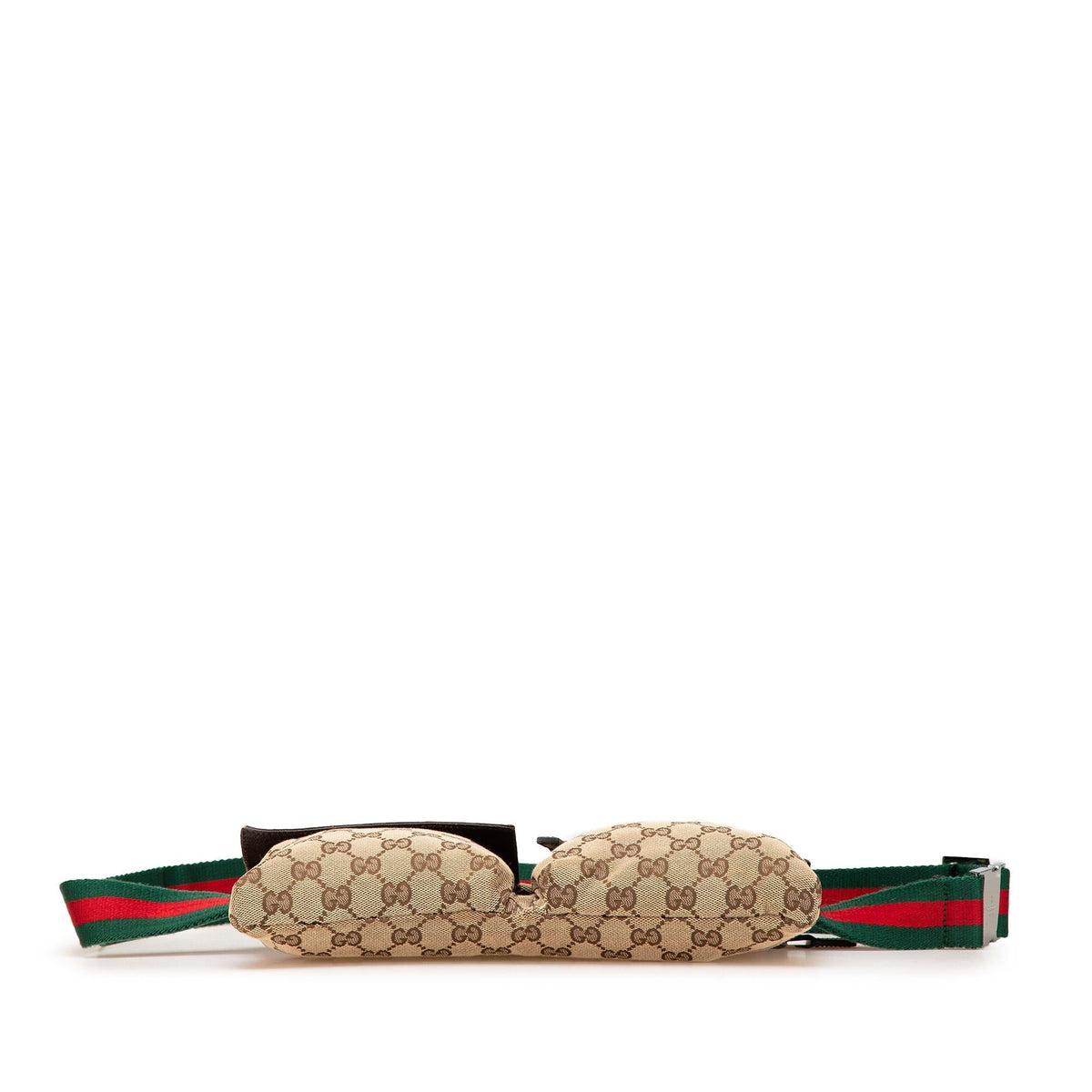 Gucci GG Canvas Web Double Pocket Belt Bag