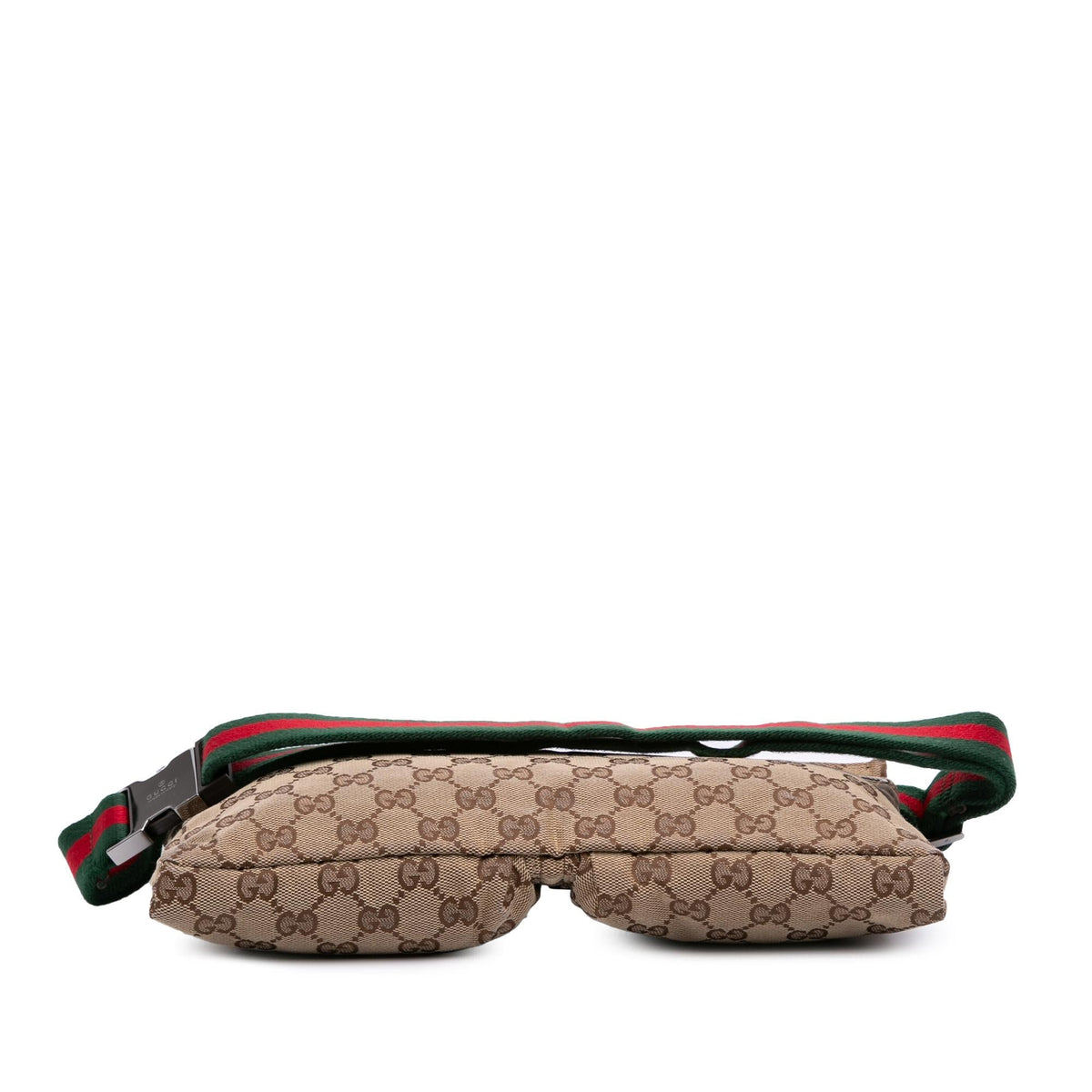 Gucci GG Canvas Web Double Pocket Belt Bag
