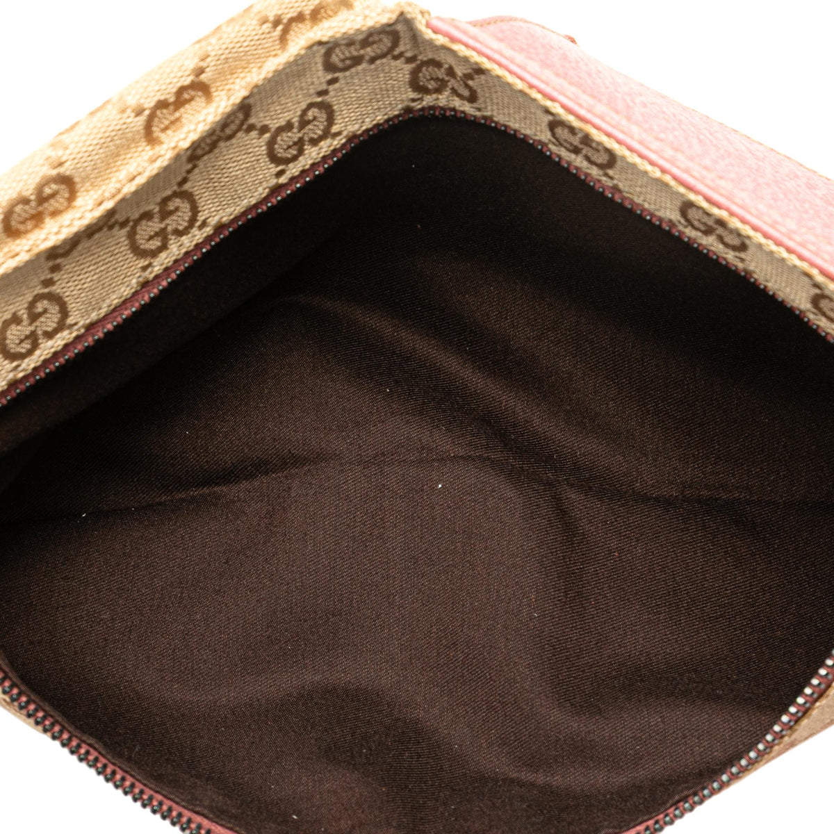 Gucci GG Canvas Web Double Pocket Belt Bag
