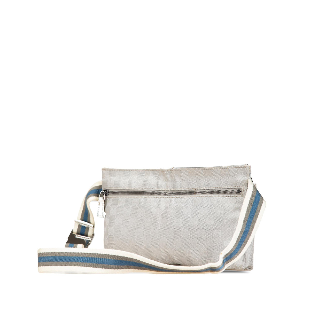 Gucci GG Canvas Web Double Pocket Belt Bag