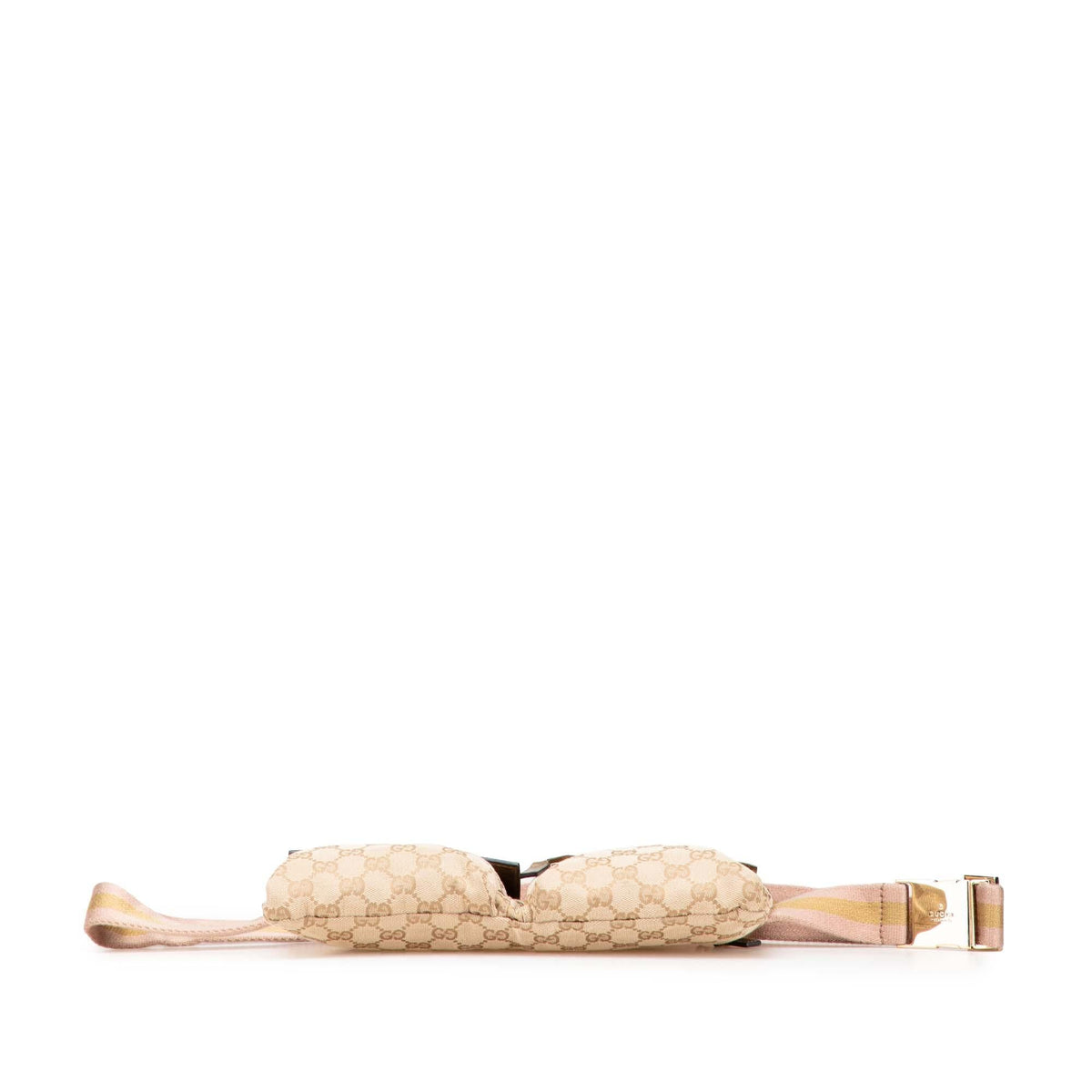 Gucci GG Canvas Web Double Pocket Belt Bag