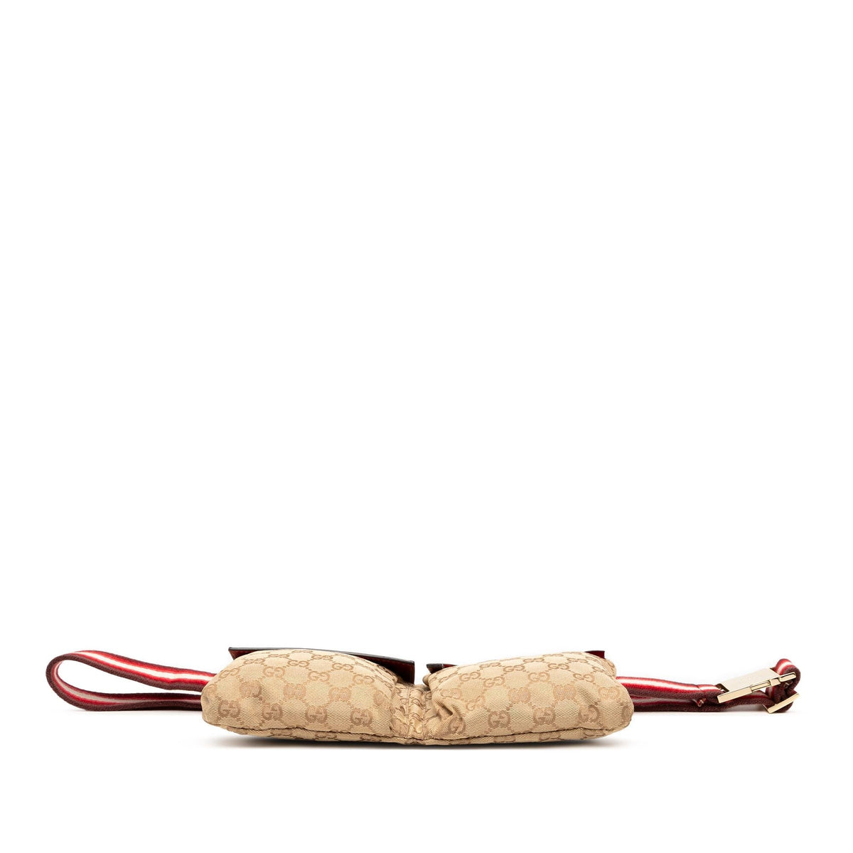 Gucci GG Canvas Web Double Pocket Belt Bag
