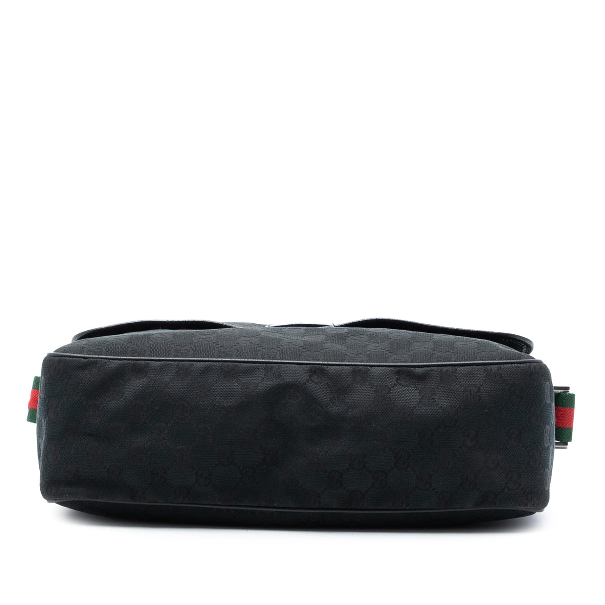 Gucci GG Canvas Web Flap Messenger Bag