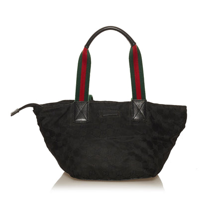 Gucci GG Canvas Web Handbag (SHG-29364)