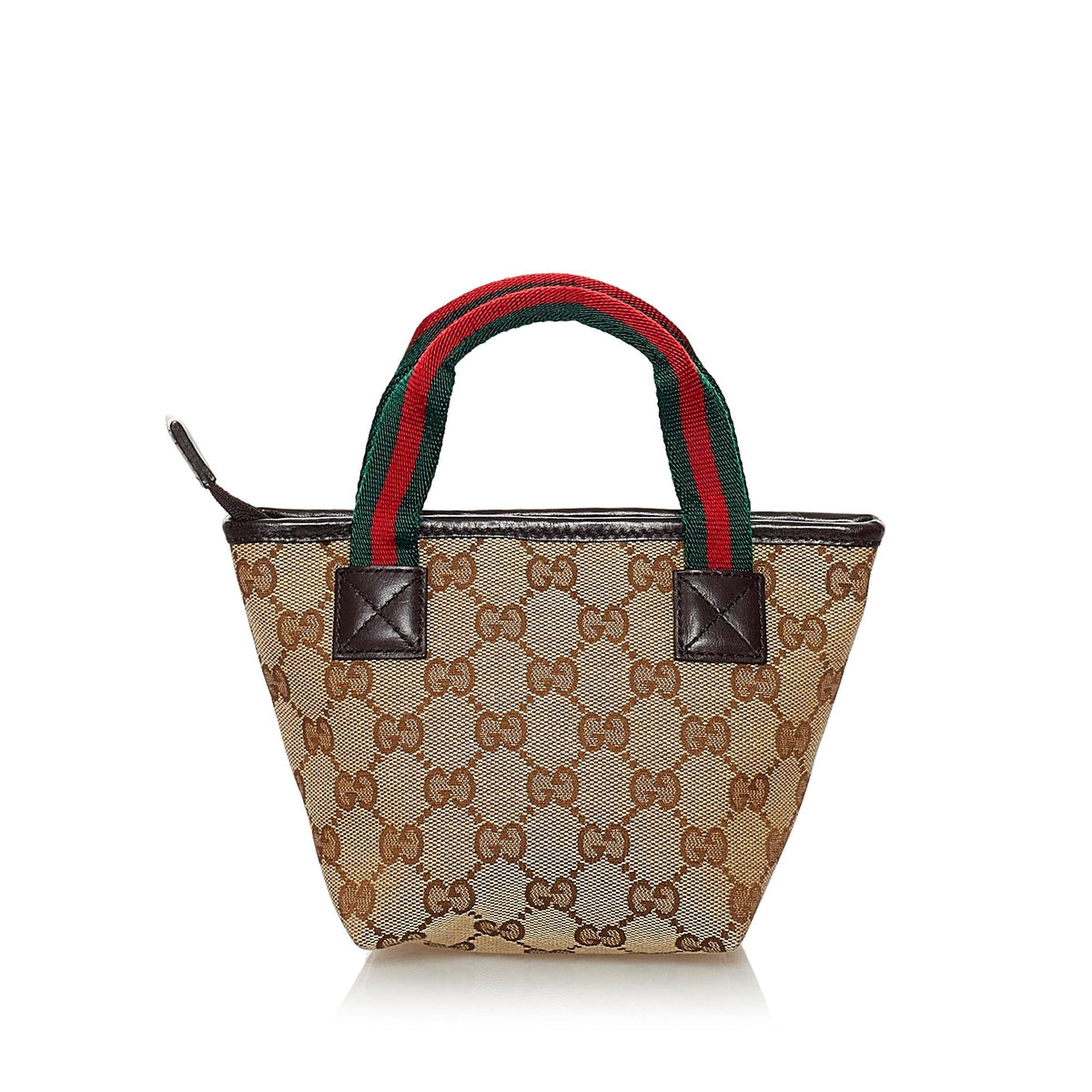 Gucci GG Canvas Web Handbag (SHG-34116)