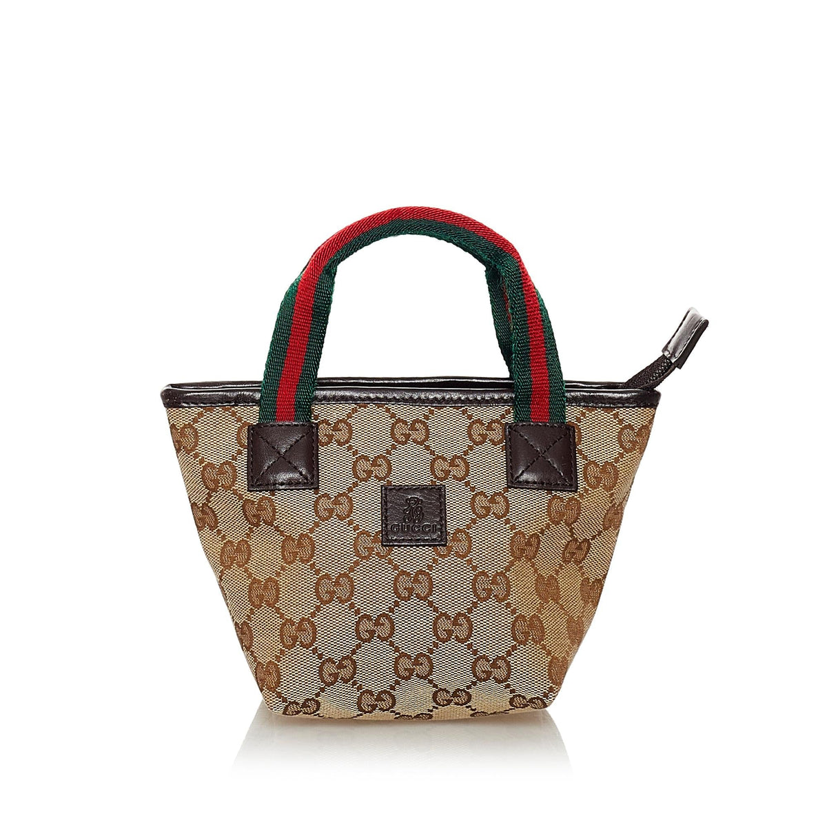 Gucci GG Canvas Web Handbag (SHG-34116)