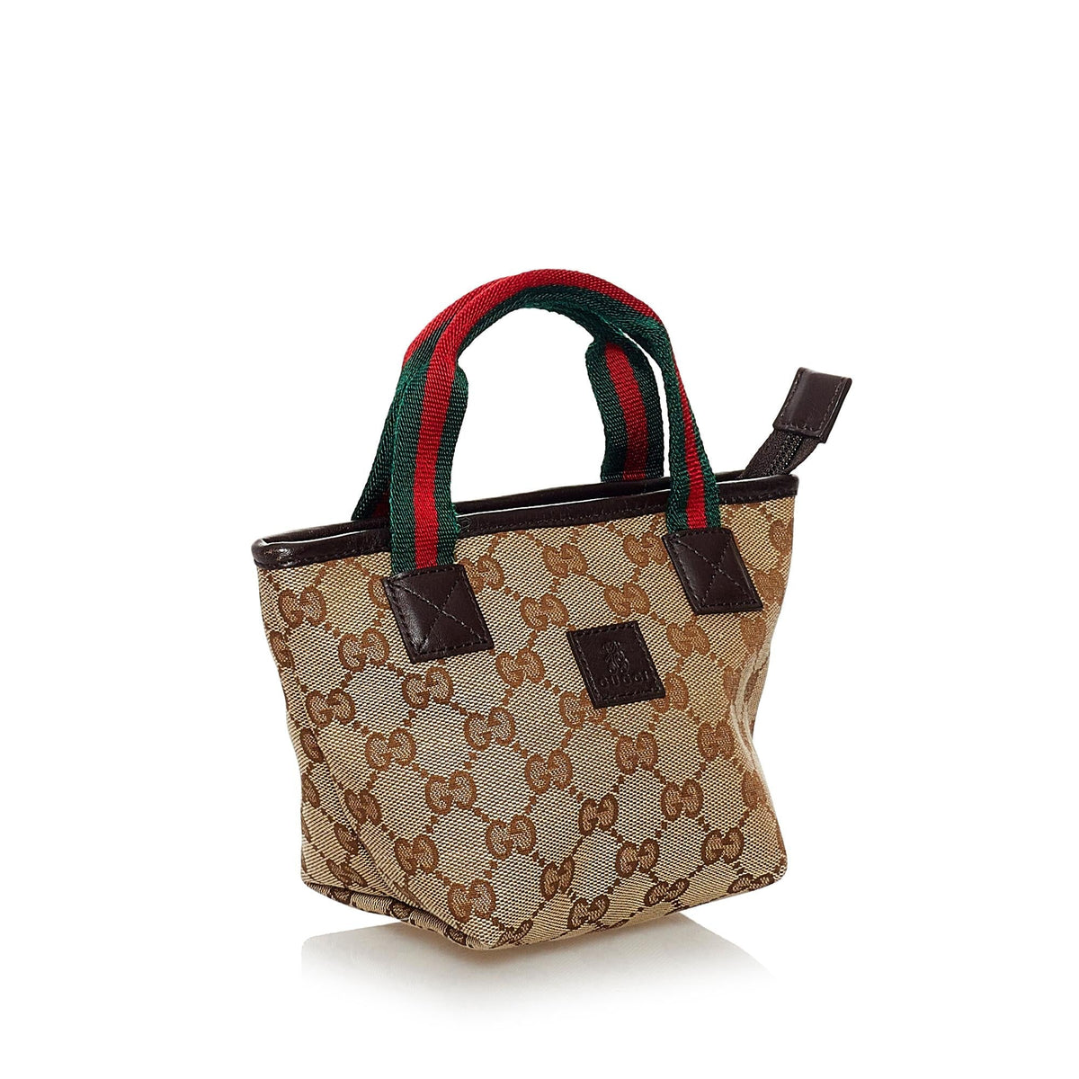 Gucci GG Canvas Web Handbag (SHG-34116)