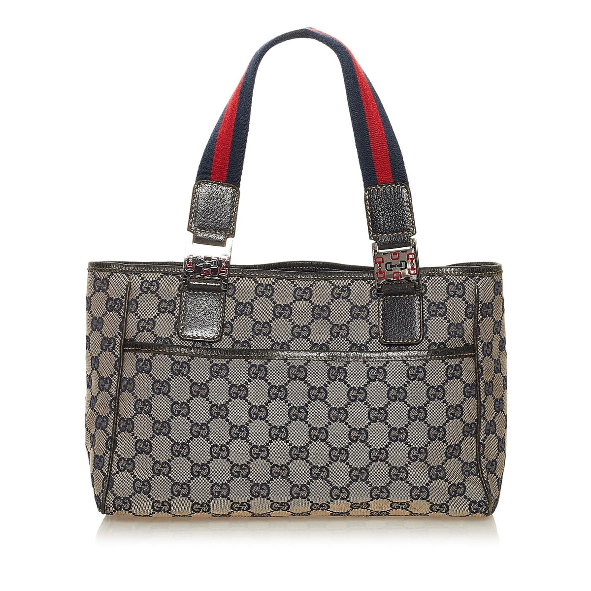 Gucci GG Canvas Web Handbag (SHG-34925)