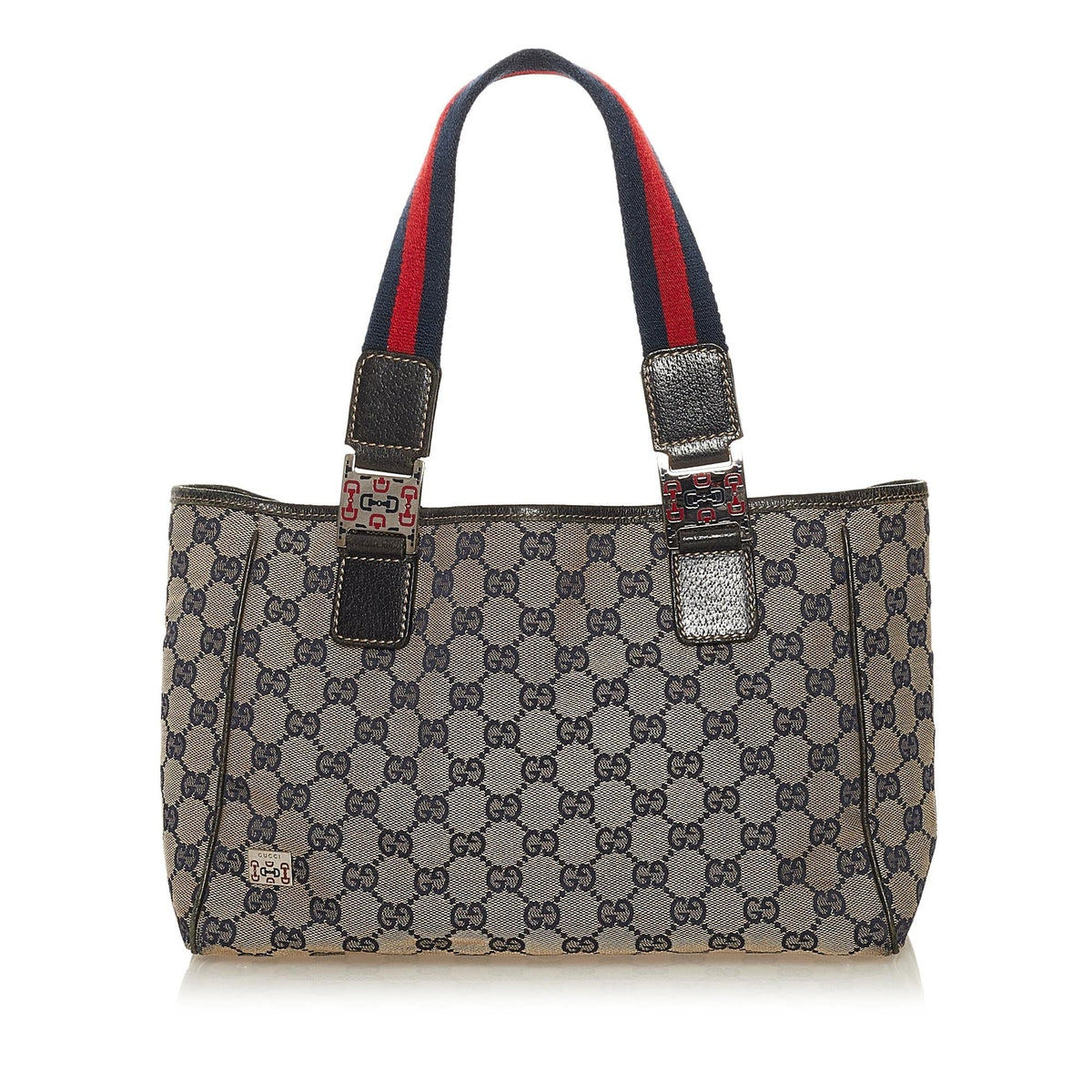 Gucci GG Canvas Web Handbag (SHG-34925)