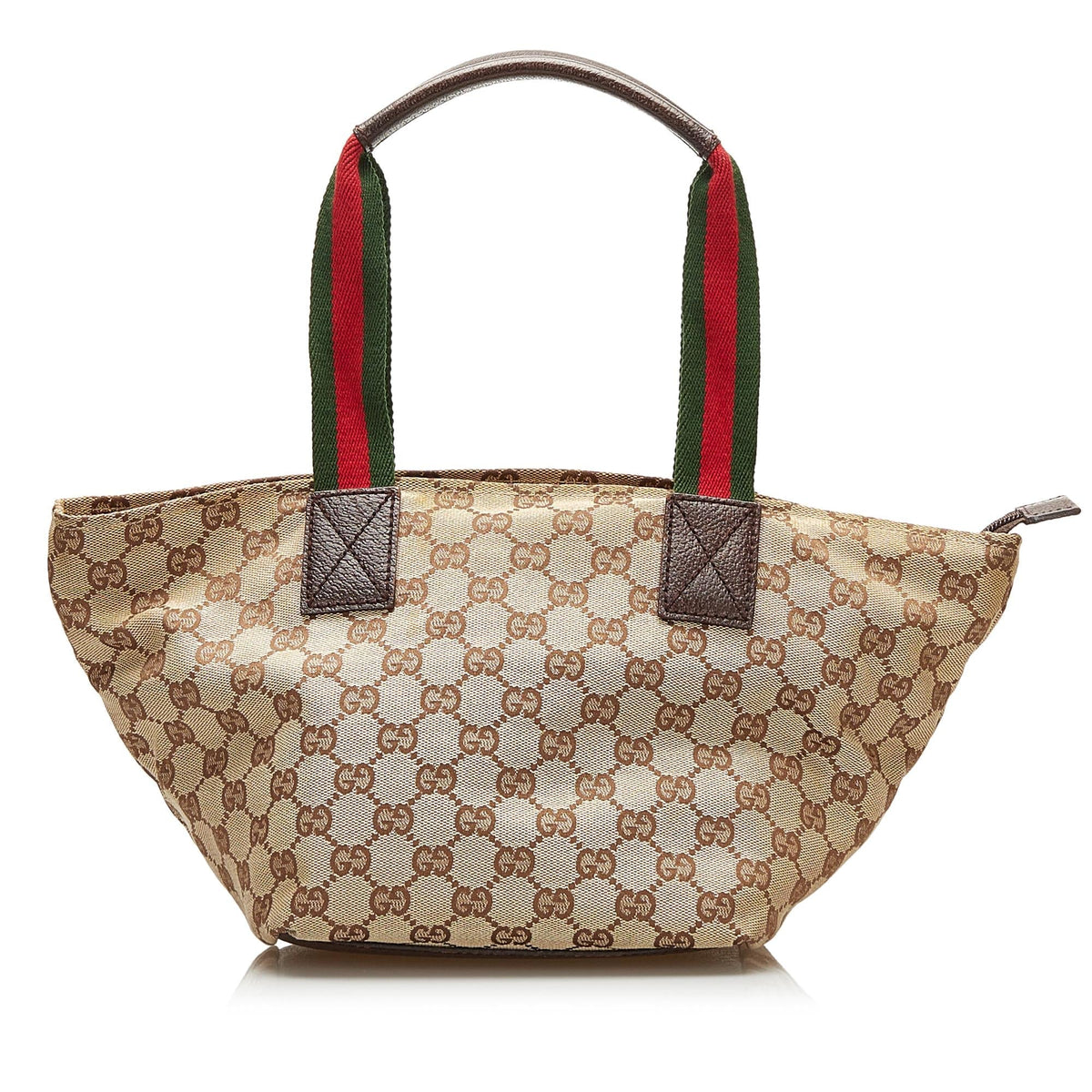 Gucci GG Canvas Web Handbag (SHG-35590)