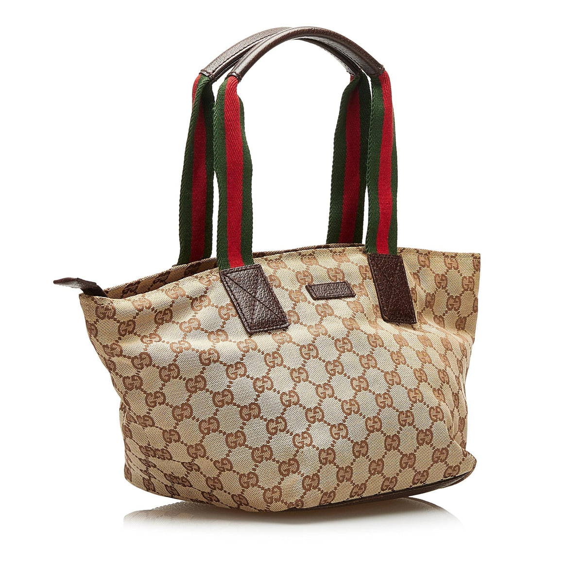 Gucci GG Canvas Web Handbag (SHG-35590)