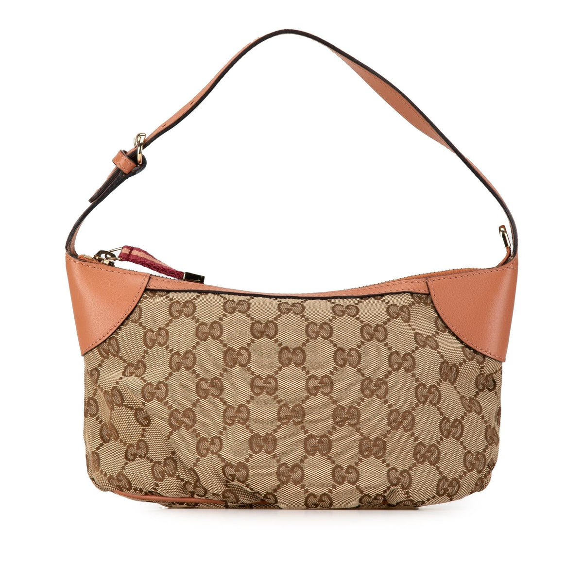 Gucci GG Canvas Web Handbag (SHG-GwKR2u)