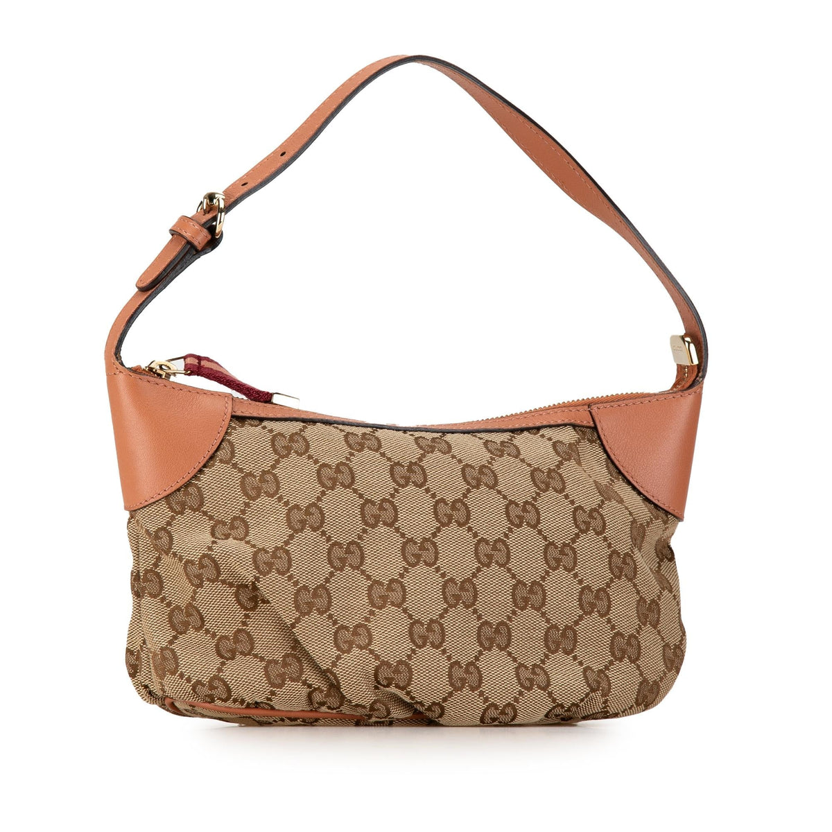 Gucci GG Canvas Web Handbag (SHG-GwKR2u)