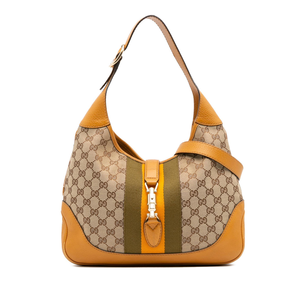 Gucci GG Canvas Web Jackie O Bouvier Crossbody