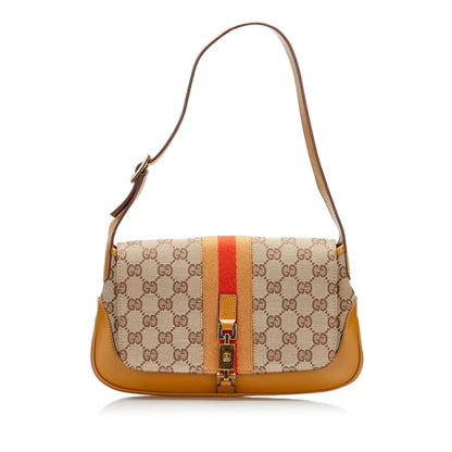 Gucci GG Canvas Web Jackie (SHG-WmSJeG)