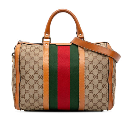 Gucci GG Canvas Web Joy Boston Bag