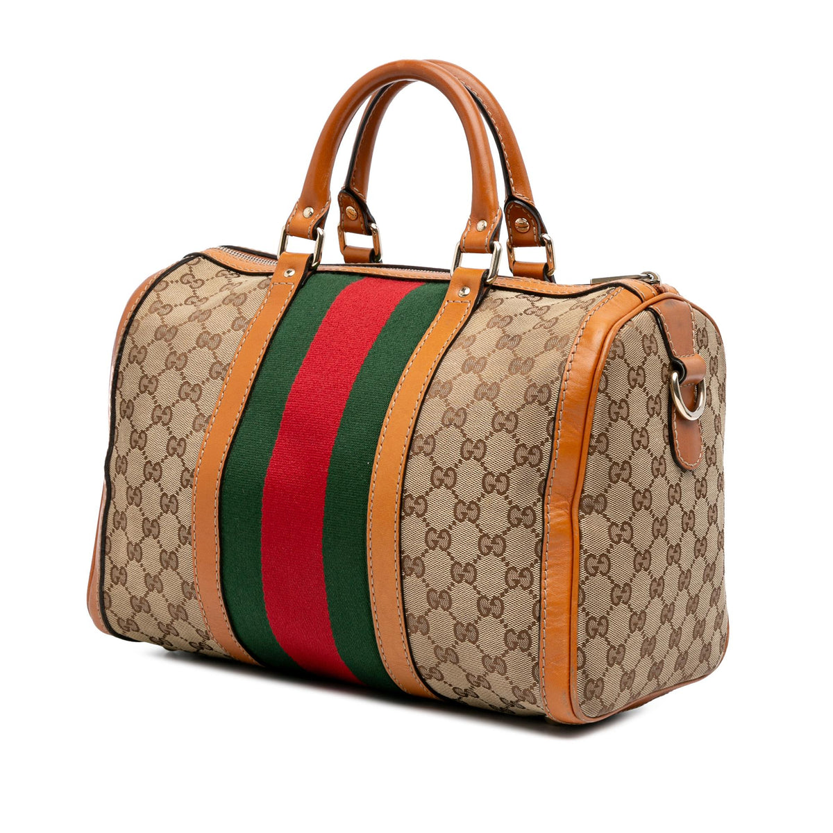 Gucci GG Canvas Web Joy Boston Bag