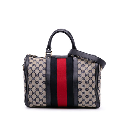 Gucci GG Canvas Web Joy Boston Bag