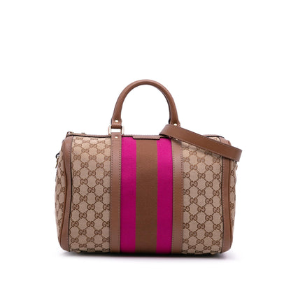 Gucci GG Canvas Web Joy Boston Bag