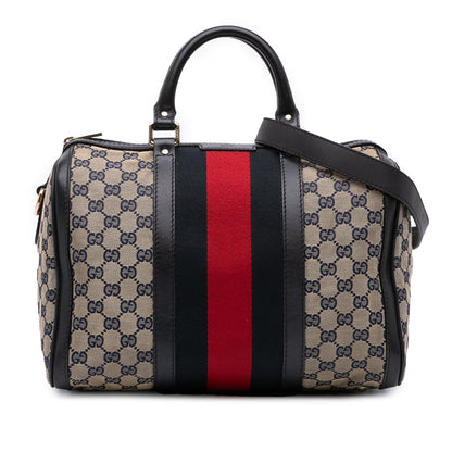 Gucci GG Canvas Web Joy Boston Bag