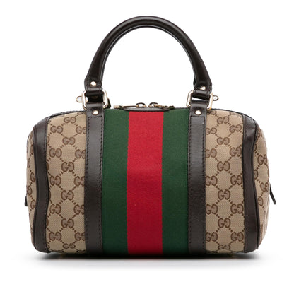 Gucci GG Canvas Web Joy Boston (SHG-8ig8N6)