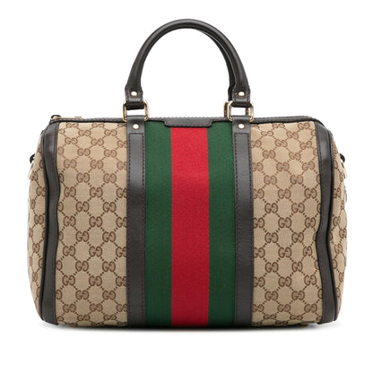 Gucci GG Canvas Web Joy Boston (SHG-N7r8cM)
