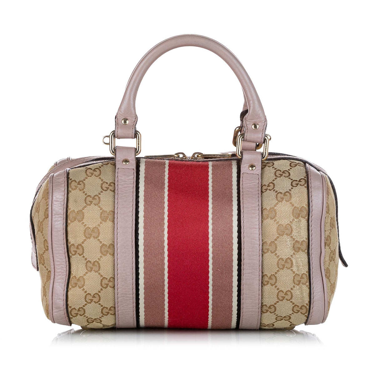 Gucci GG Canvas Web Joy Satchel (SHG-23395)