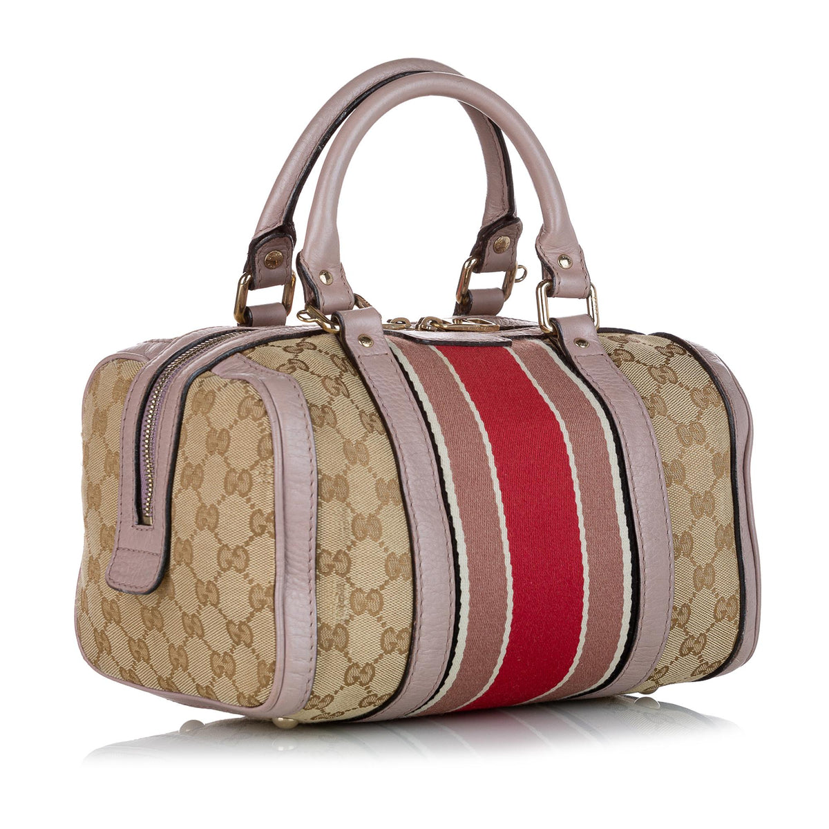 Gucci GG Canvas Web Joy Satchel (SHG-23395)