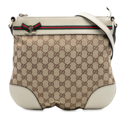 Gucci GG Canvas Web Mayfair Crossbody