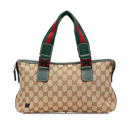 Gucci GG Canvas Web Pop Handbag