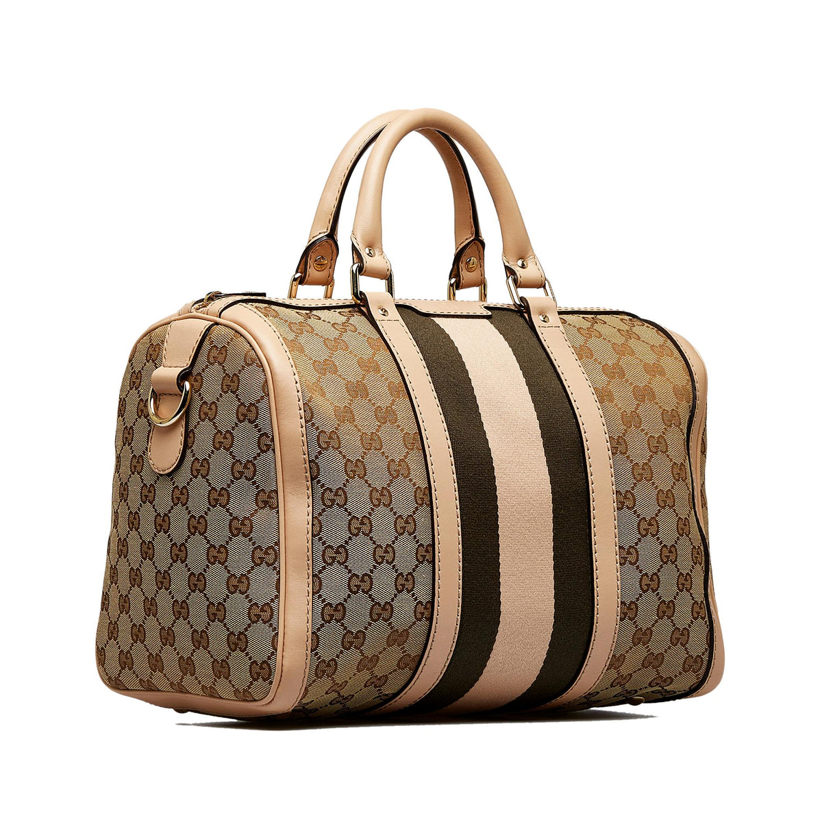 Gucci GG Canvas Web Satchel (SHG-qKkwqV)