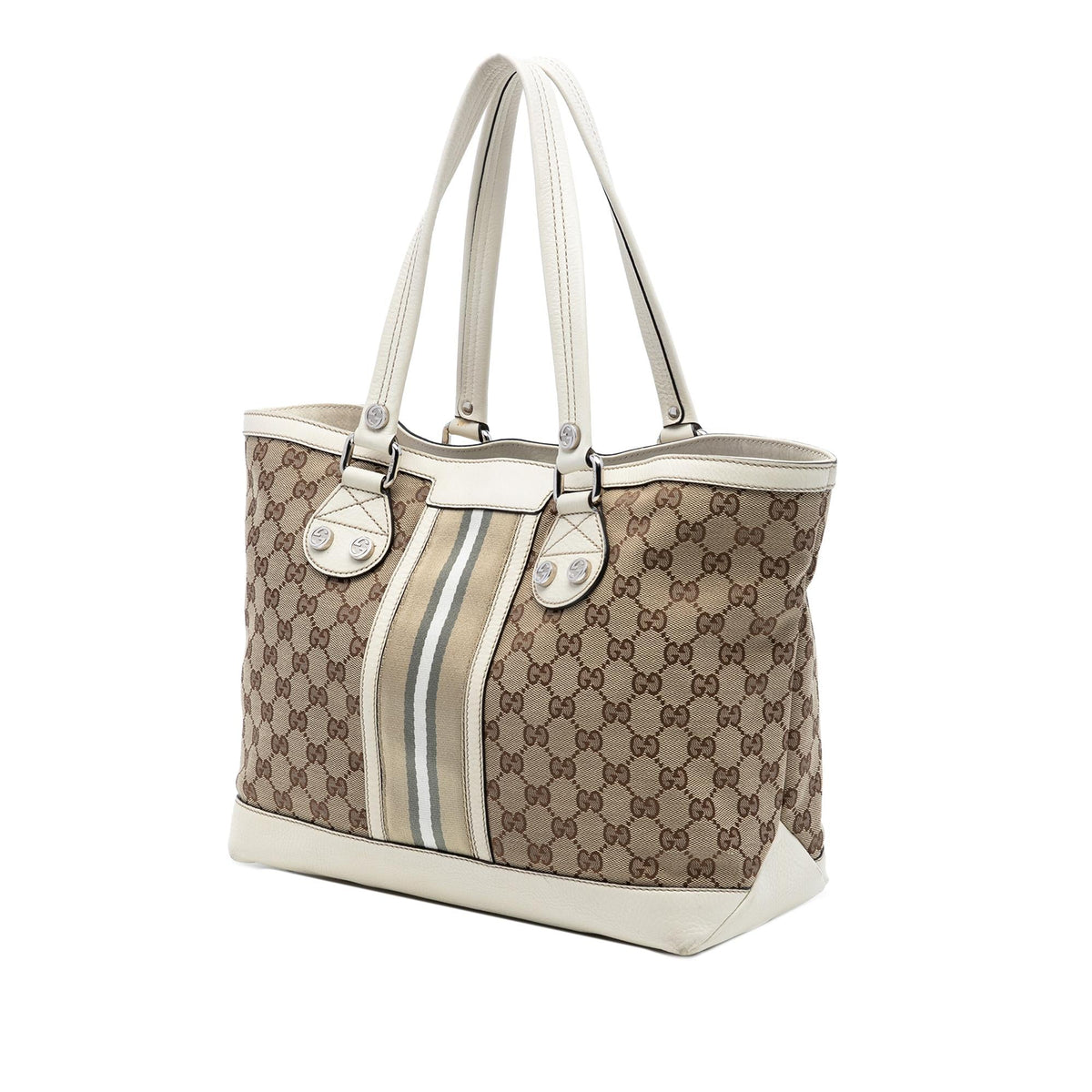 Gucci GG Canvas Web Sunset Tote