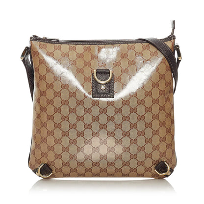 Gucci GG Crystal Abbey D-Ring Crossbody Bag (SHG-28681)