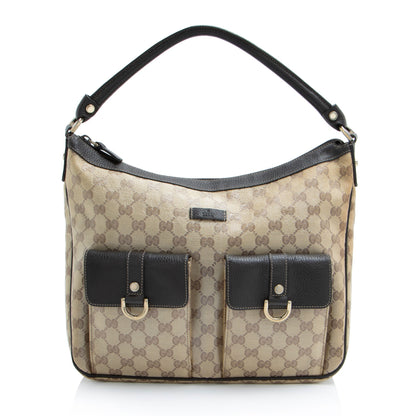 Gucci GG Crystal Abbey Pocket Hobo