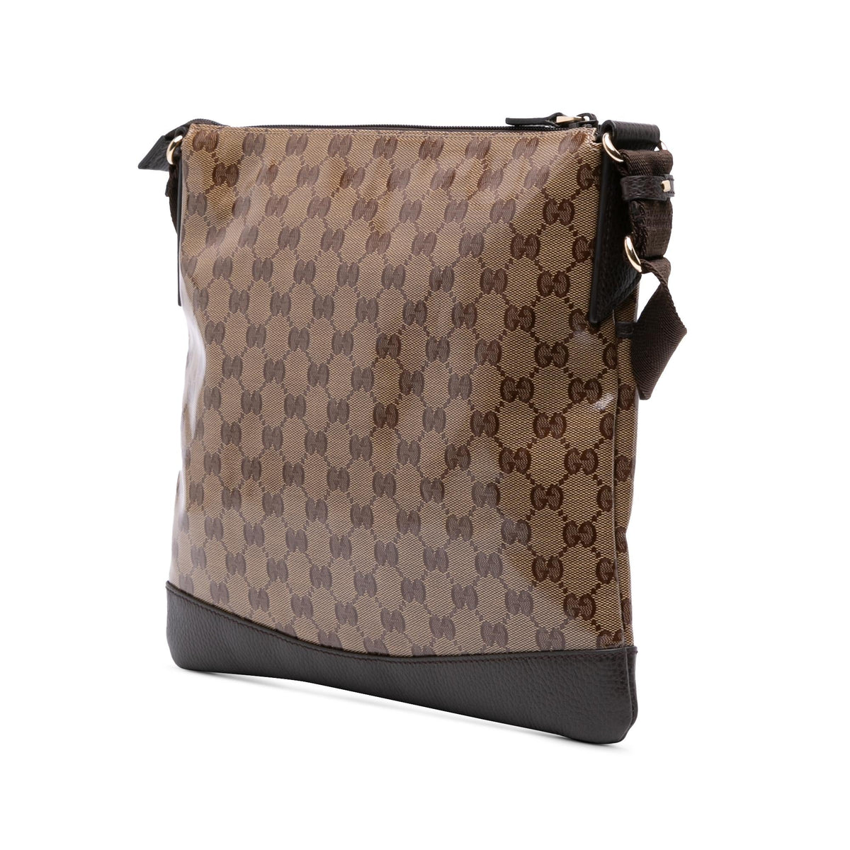 Gucci GG Crystal Flat Messenger Bag