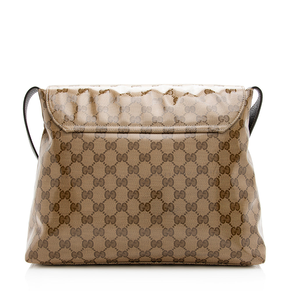 Gucci GG Crystal Large Messenger Bag (SHF-20130)