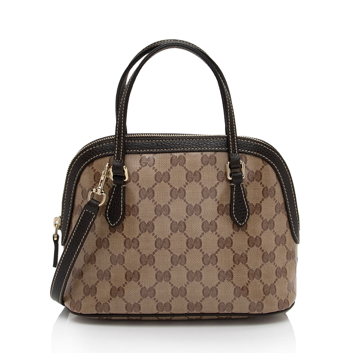 Gucci GG Crystal Mini Dome Satchel (SHF-N9jhKV)