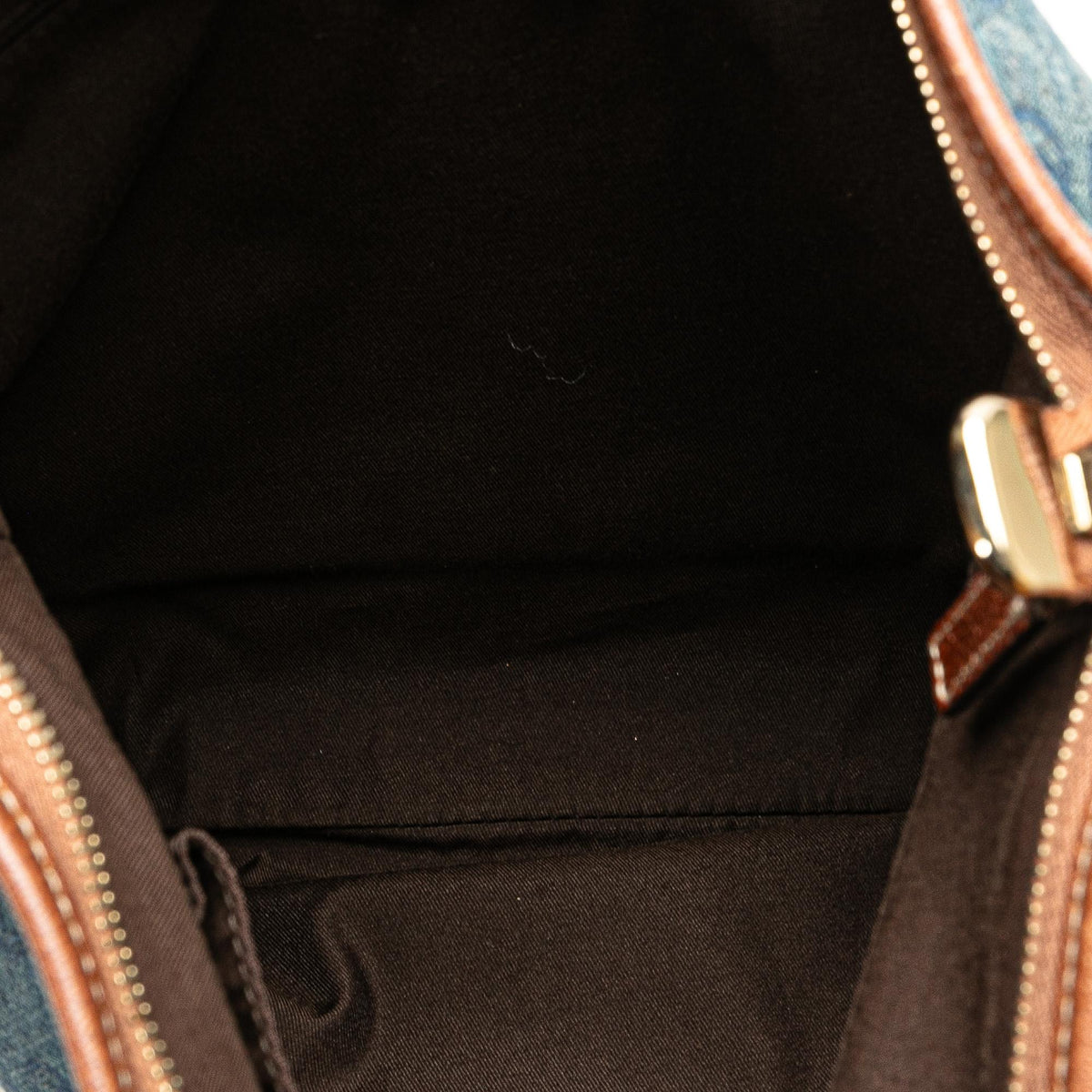 Gucci GG Denim Abbey D Ring Crossbody
