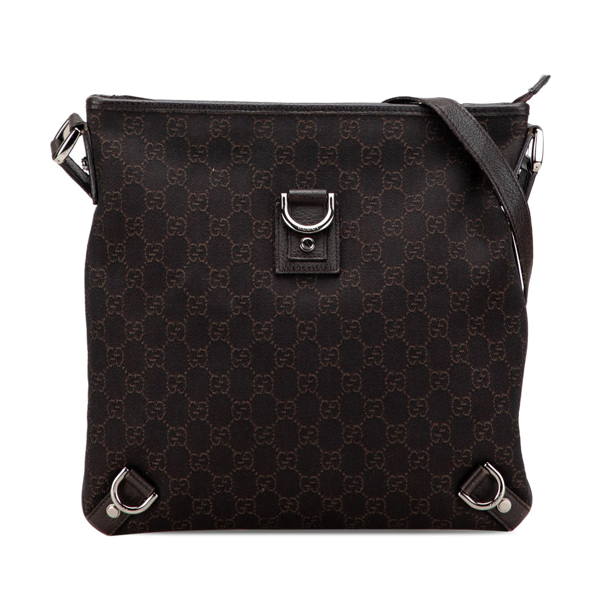 Gucci GG Denim Abbey D Ring Crossbody