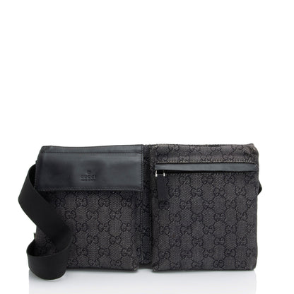 Gucci GG Denim Belt Bag (SHF-t5lFV4)