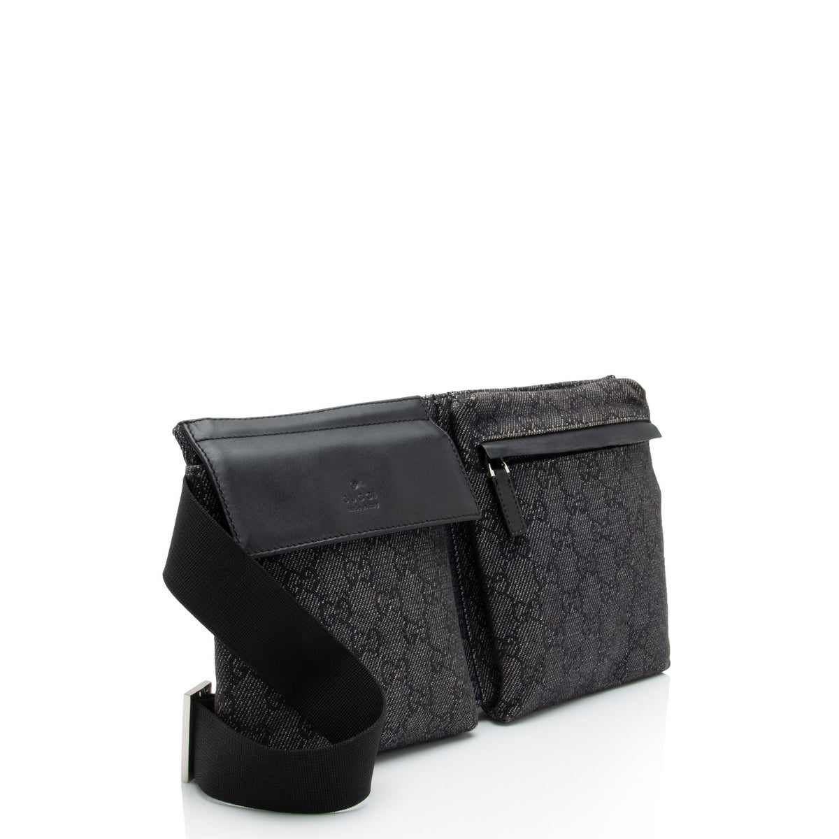 Gucci GG Denim Belt Bag (SHF-t5lFV4)