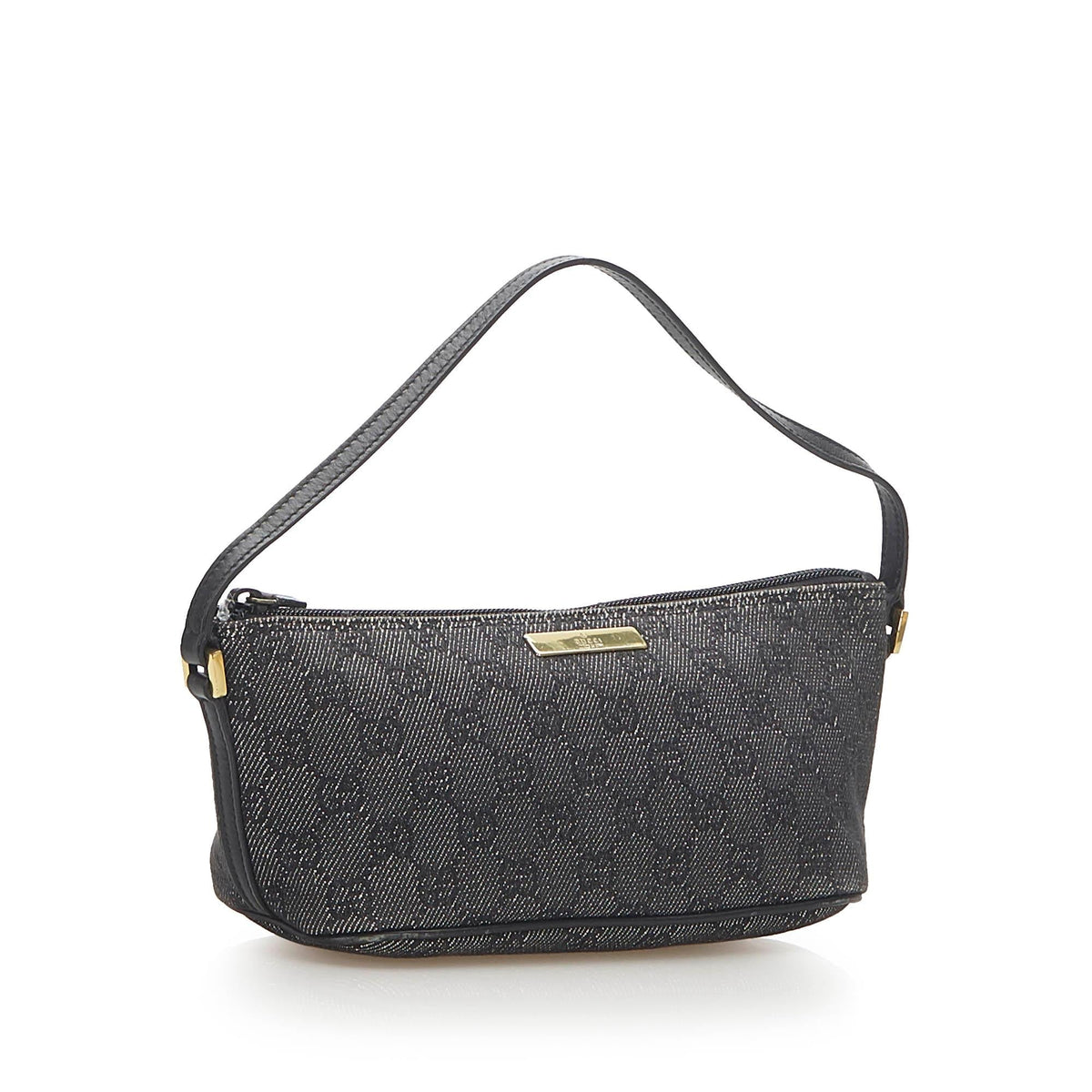 Gucci GG Denim Boat Baguette (SHG-22301)