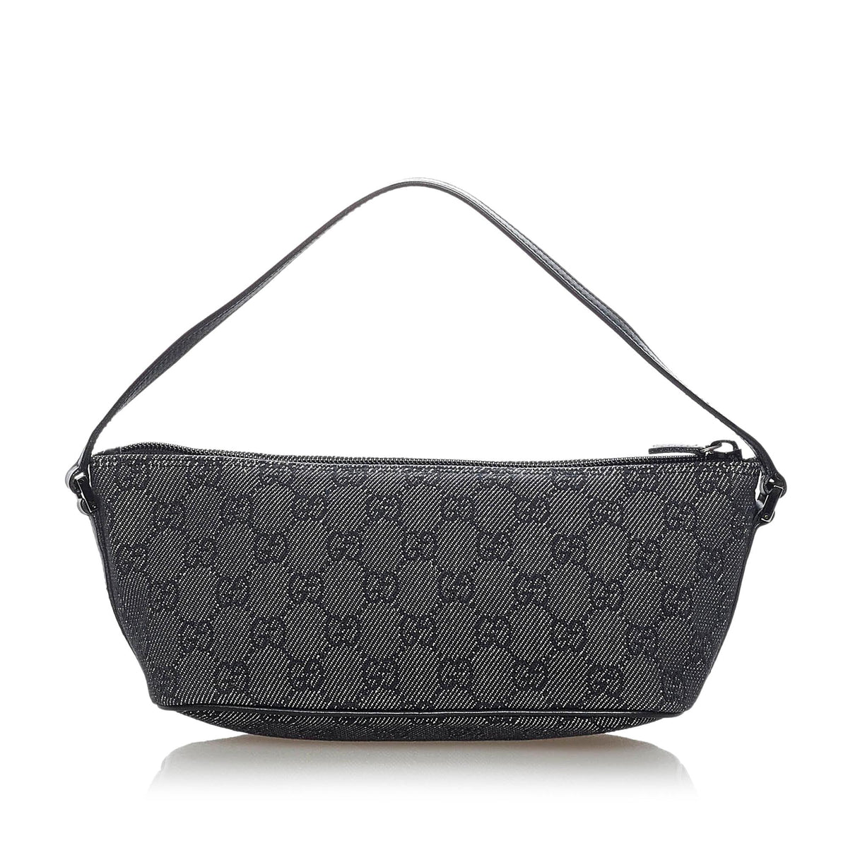 Gucci GG Denim Boat Baguette (SHG-32788)