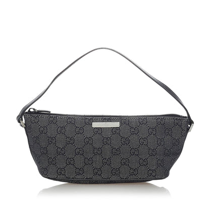 Gucci GG Denim Boat Baguette (SHG-32788)