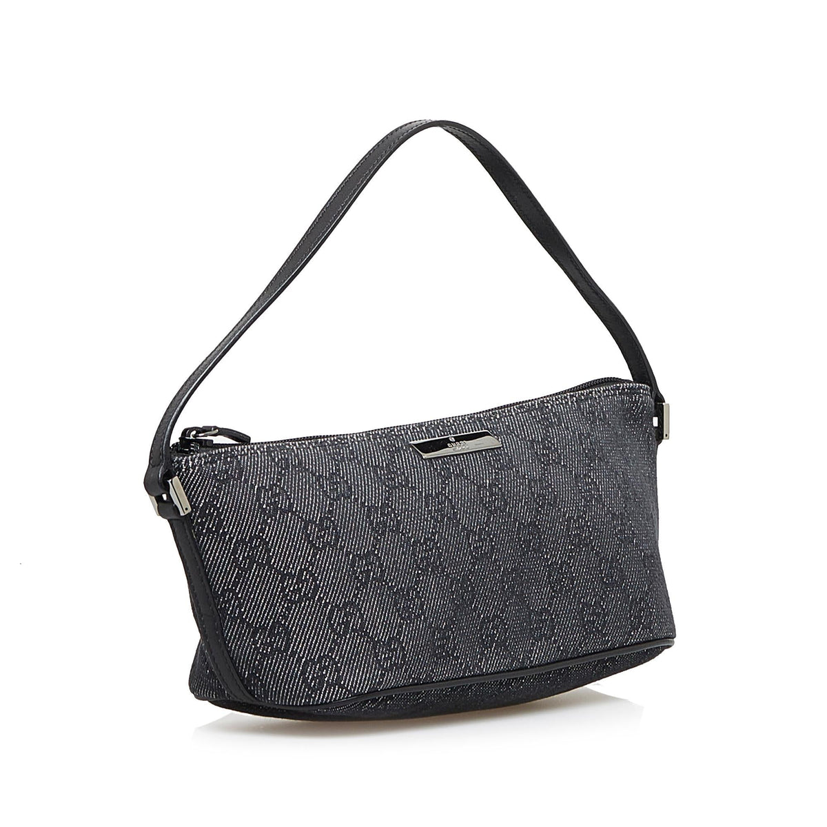 Gucci GG Denim Boat Baguette (SHG-2yQjKr)