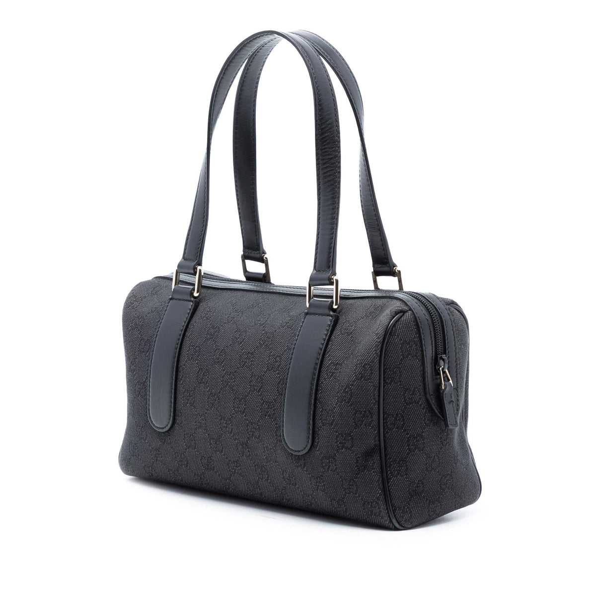 Gucci GG Denim Charmy Boston Bag