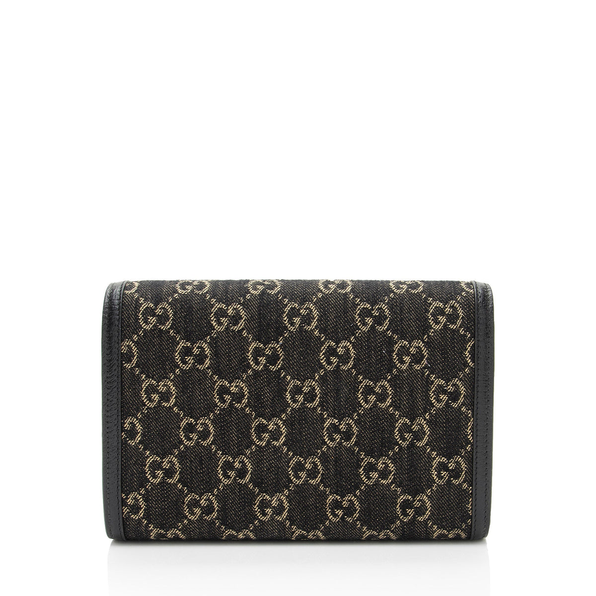 Gucci GG Denim Dionysus Chain Wallet (SHF-Y4jnLT)