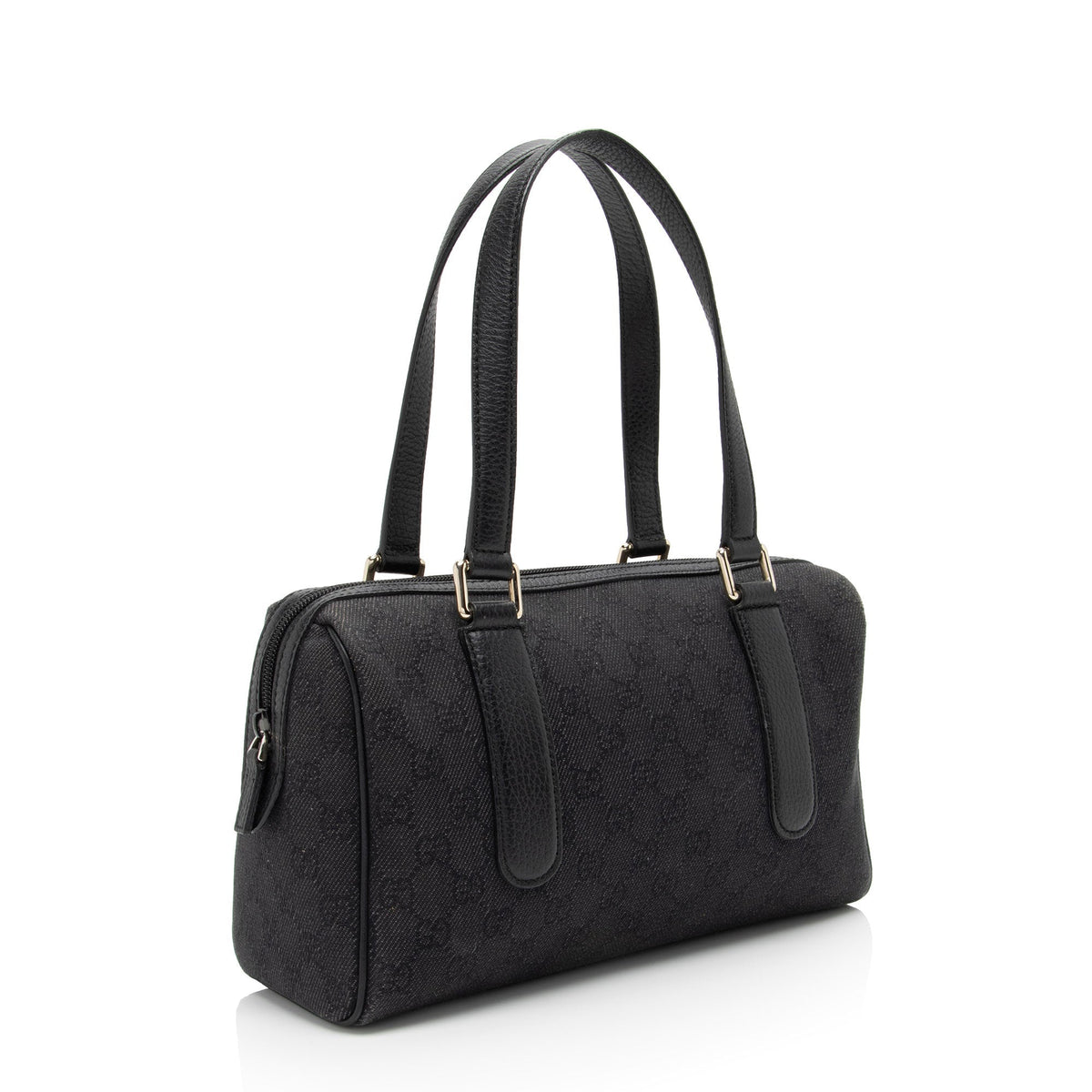 Gucci GG Denim Small Satchel (SHF-0xwQtu)