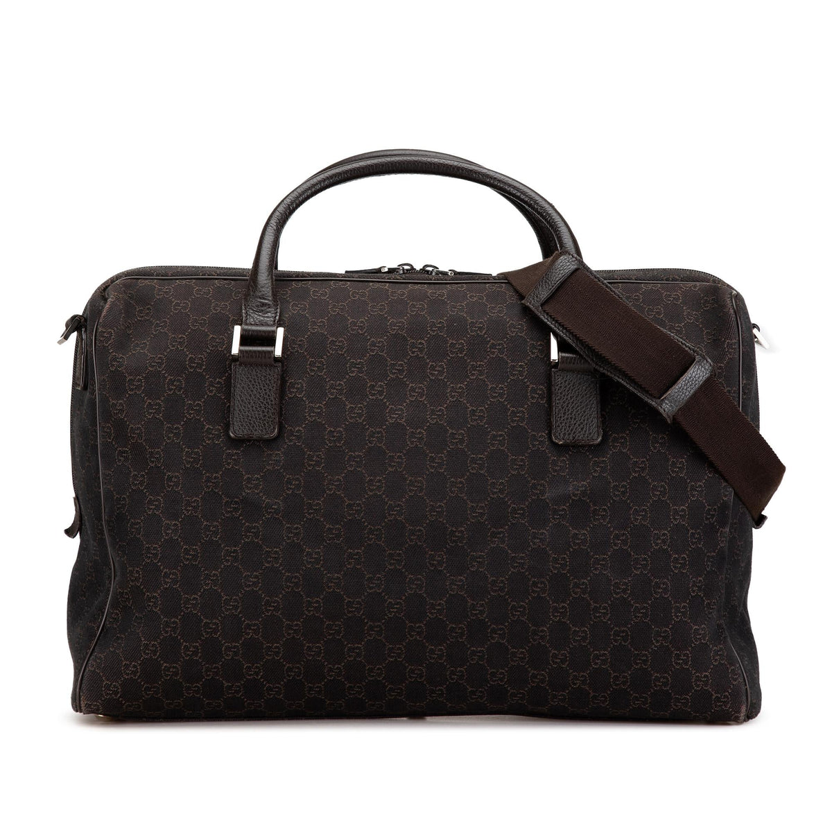 Gucci GG Denim Travel Bag (SHG-DNQbci)